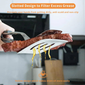 Pinças BBQ 2 em 1 Grip e Flip