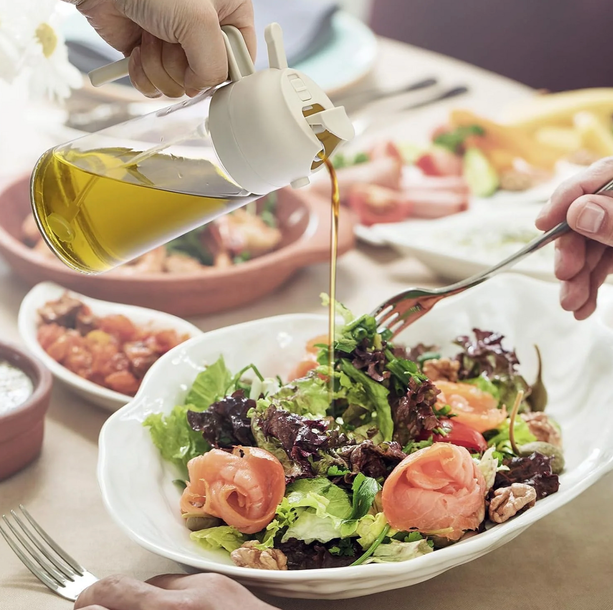 OleumMist™ – Spray de azeite 2 em 1 | Chef’s Mist 1+1 GRÁTIS