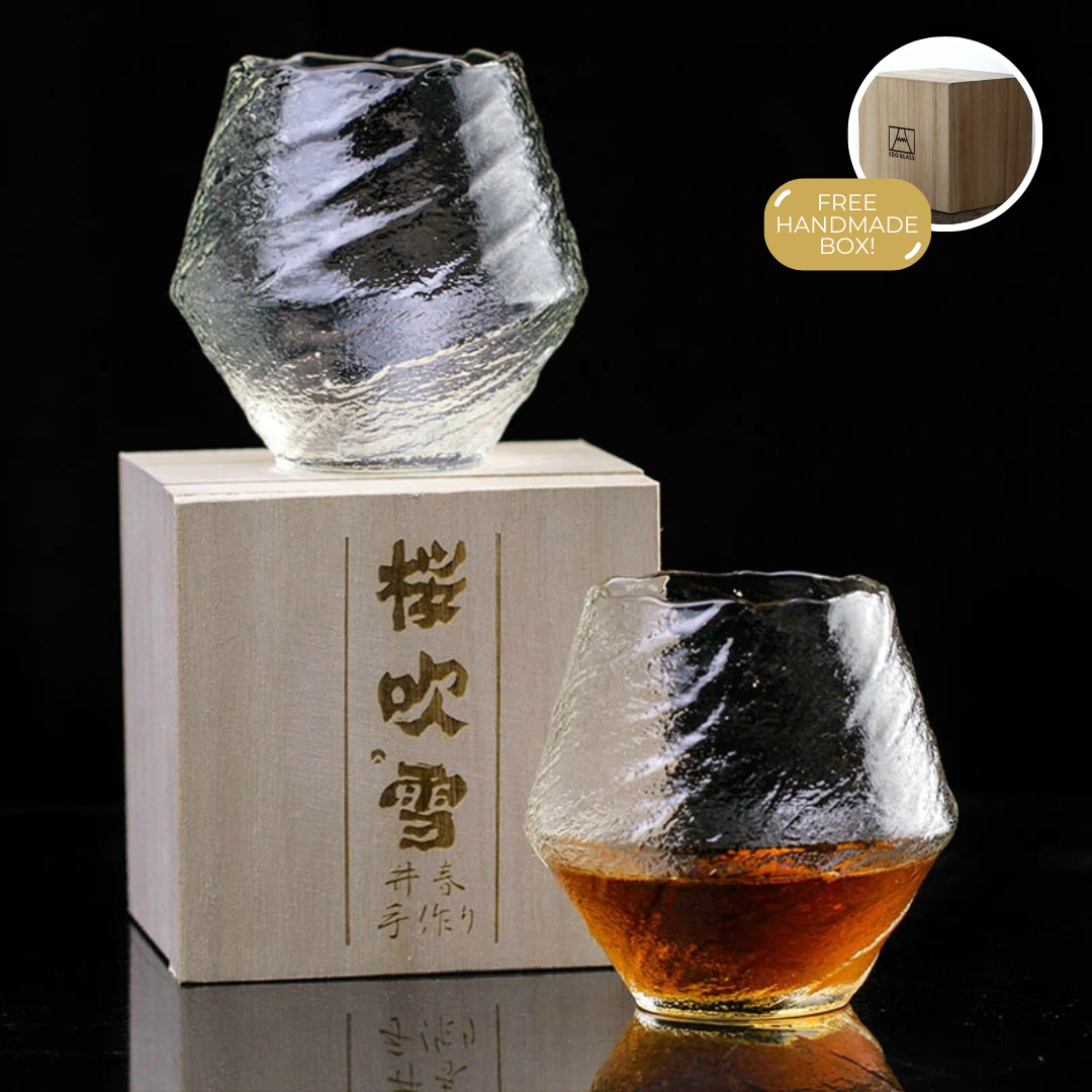 Suisei - Vaso de Whisky Japonês Feito à Mão EDO