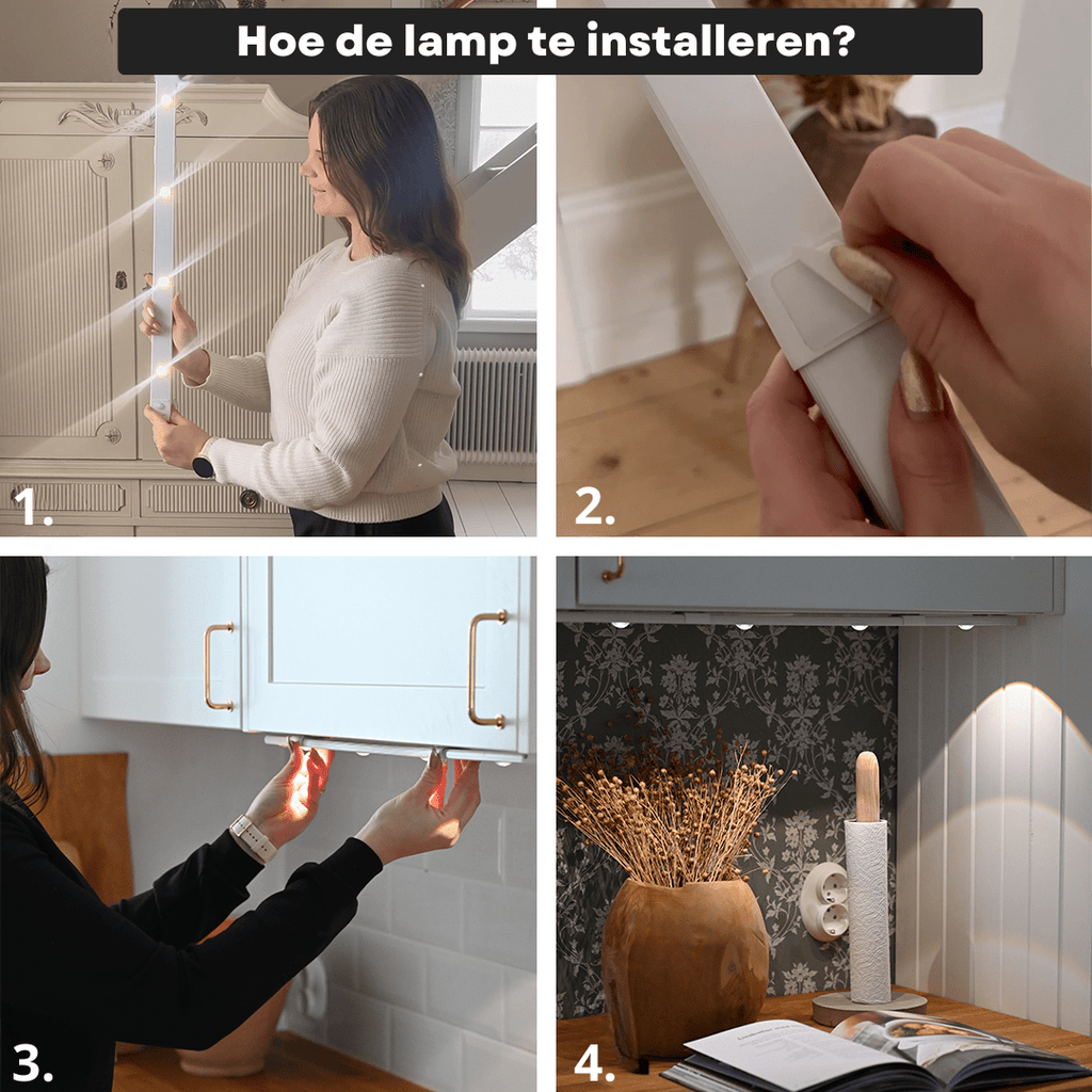 Nora | Lâmpada LED Sem Fios com Sensor de Movimento