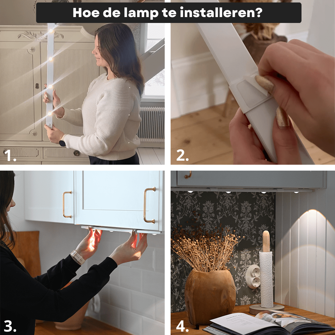 Nora | Lâmpada LED Sem Fios com Sensor de Movimento