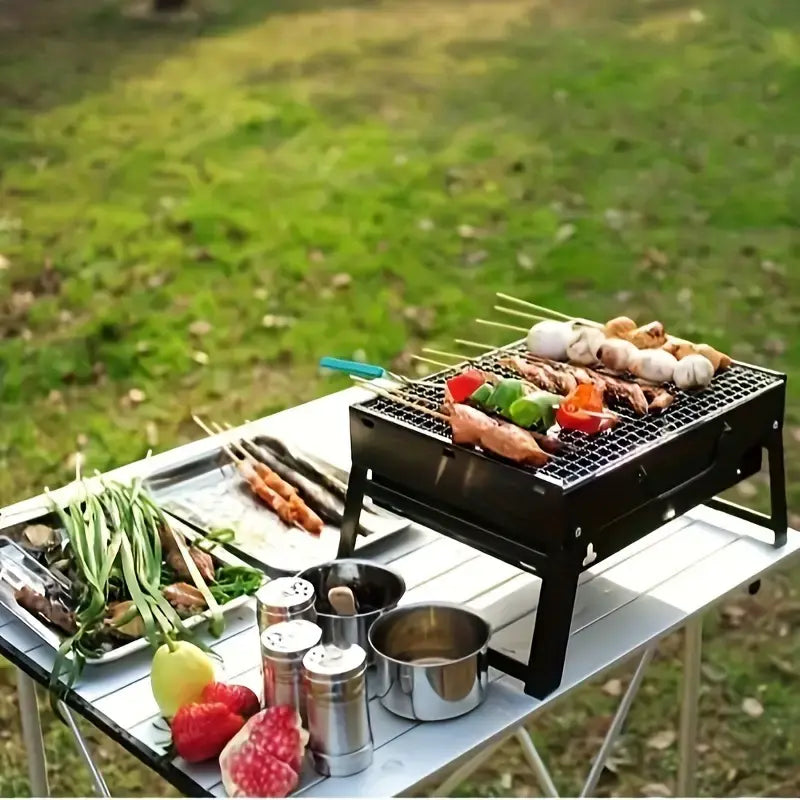 GrillMate - Churrasqueira de viagem dobrável