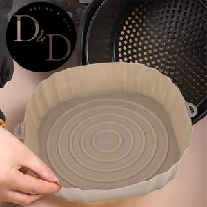 ChefFlex – Recipientes de silicone reutilizáveis para fritadeira de ar