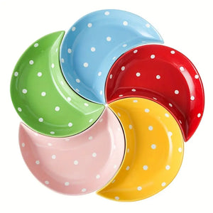 Lunar Luxe: conjunto de pratos de cerâmica em forma de lua de 5 peças