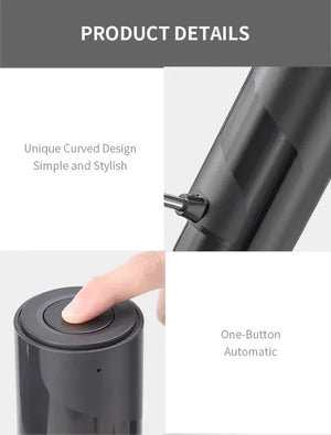 Dispensador e Aireador Automático de Vinho - Sistema Inteligente com Conservação a Vácuo