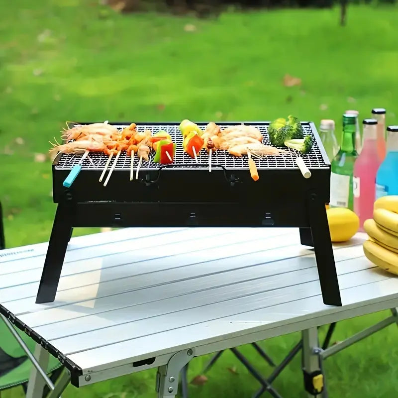 GrillMate - Churrasqueira de viagem dobrável