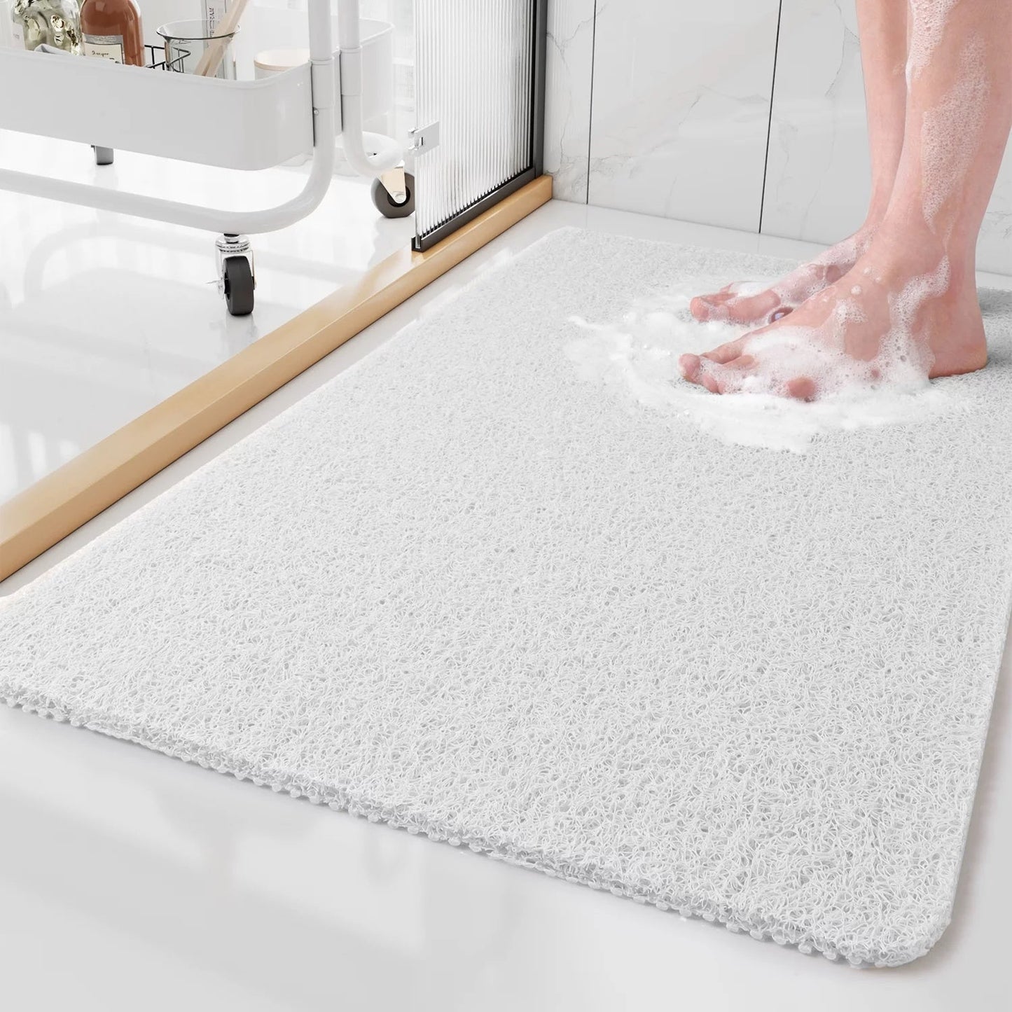 Tapete de Duche Seguro | Antiderrapante e Suave para os Pés