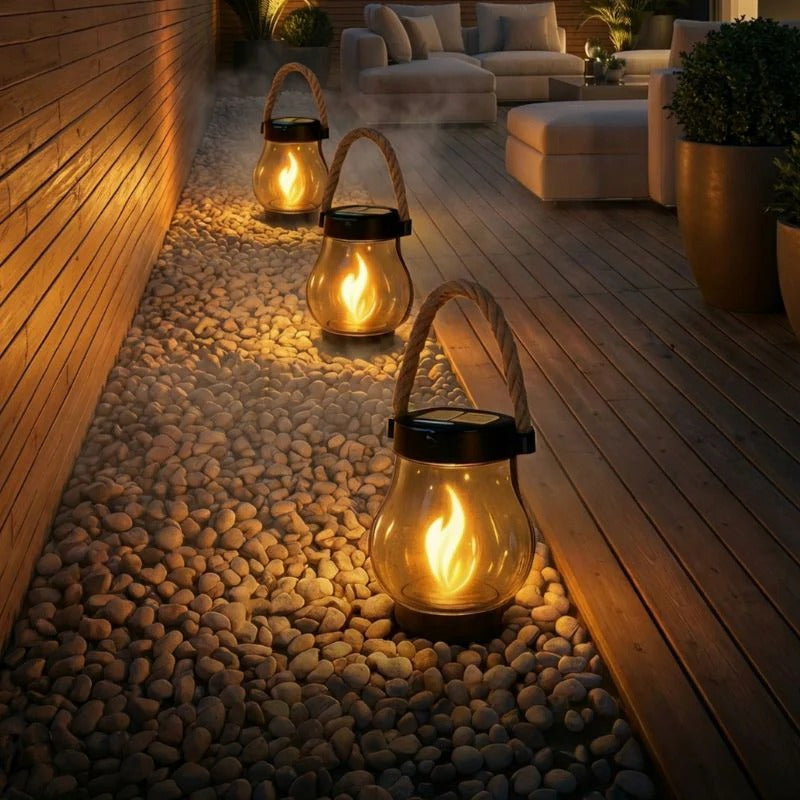 Barois | Lâmpada de Mesa Solar LED Sem fios para Exterior