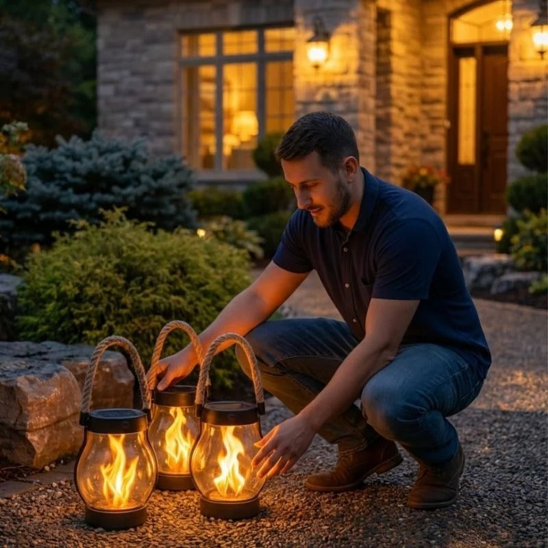 Barois | Lâmpada de Mesa Solar LED Sem fios para Exterior