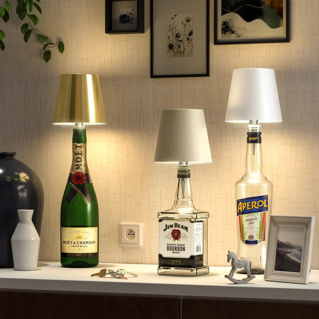 Luminella | Lâmpada Decorativa para Garrafas Recarregável sem Fios