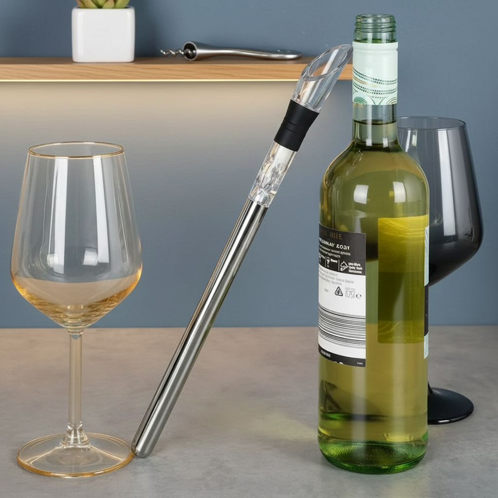 VineChill™ | Arrefecedor e Aerador de Vinho – Temperatura Perfeita Sempre 1+1 GRÁTIS